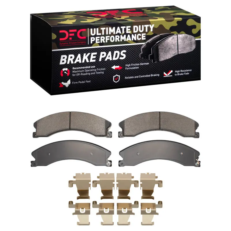 Dfc 09-24 Chevrolet Silverado 3500 Hd Front/Rear Ultimate Duty Perf Brake Pads & Hardware Kit 1