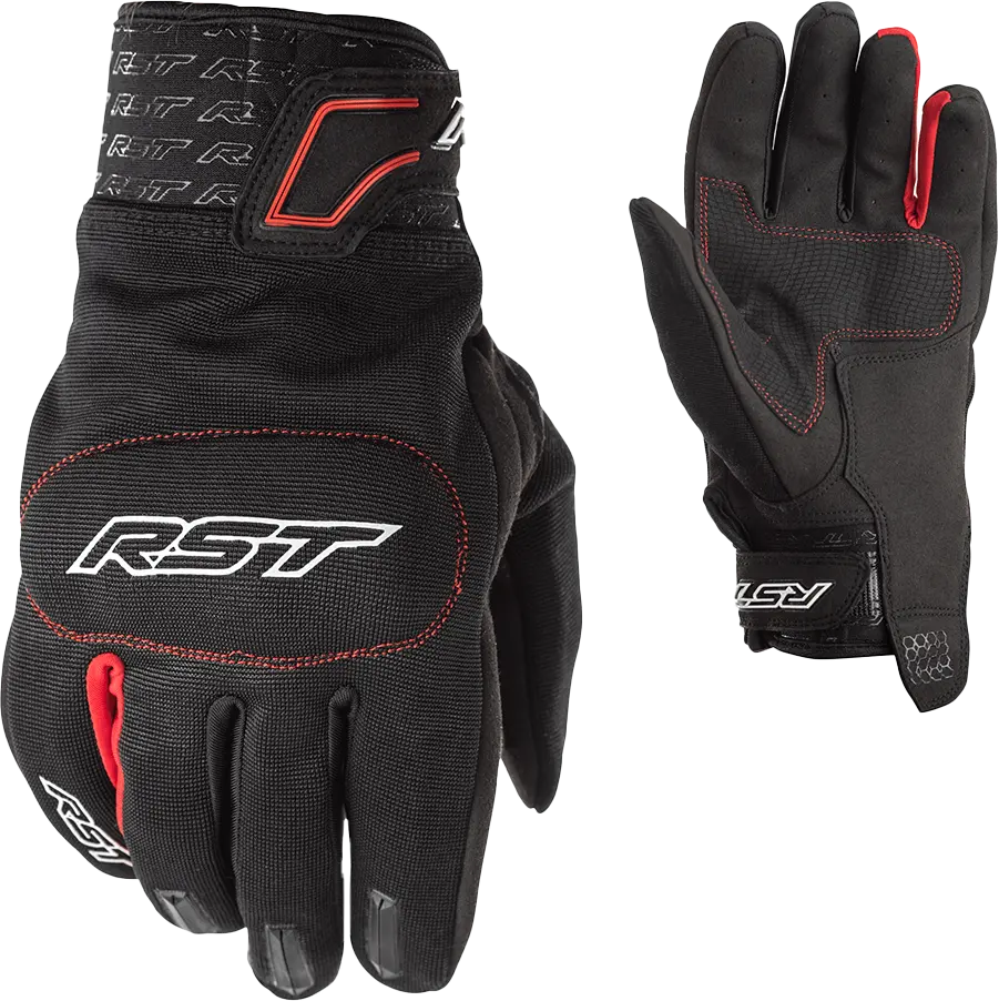 Rst Rider Ce Glove Black/Red Xl 102100Red-11 1