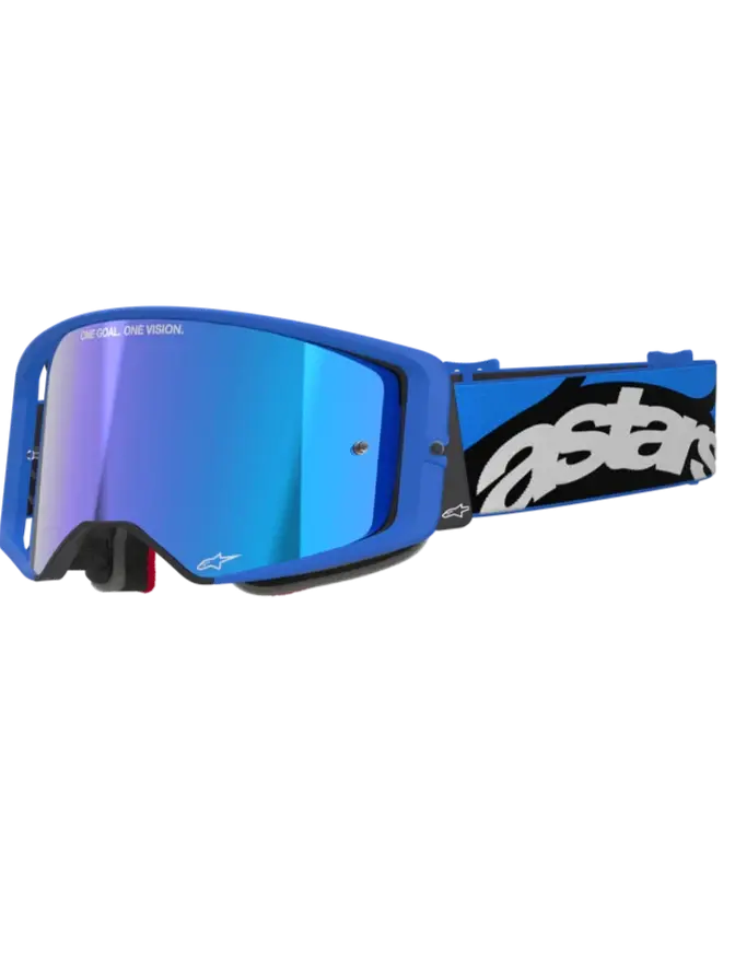 Alpinestars Supertech Stream Goggles Blue - Blue Mirror Lensupertech Supertech 1