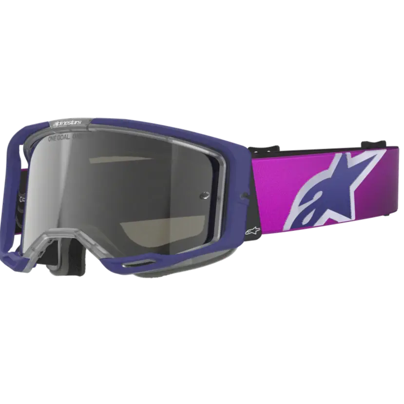2026 Alpinestars Goggles Vision 8 Corp - Purple Light Gray Mirror Slvr 1