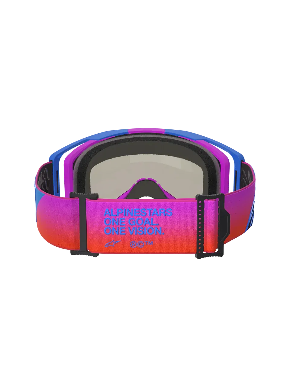 2026 Alpinestars Goggles Vision 8 Corp - Ucla Blue Purple Orng Mirror Red 2