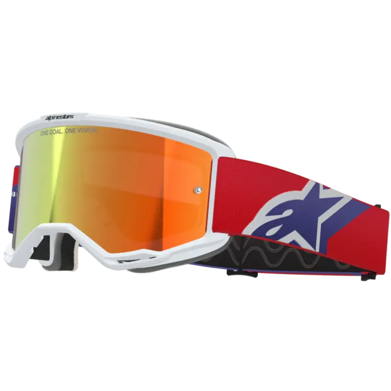 2026 Alpinestars Goggles Vision 5 Corp - Red Purple Mirror Red 1