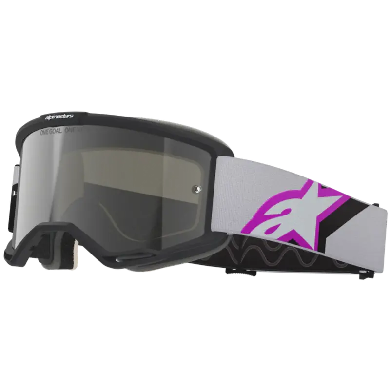 2026 Alpinestars Goggles Vision 5 Corp - Light Gray Purple Mirror Slvr 1