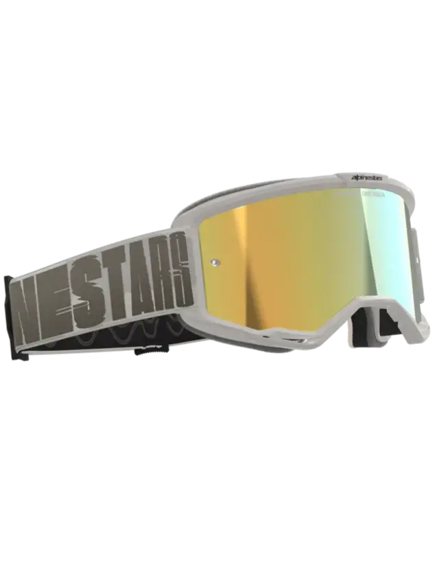 Alpinestars Vision 5 Hollow Goggles Wind - Gold Mirror Lens 1