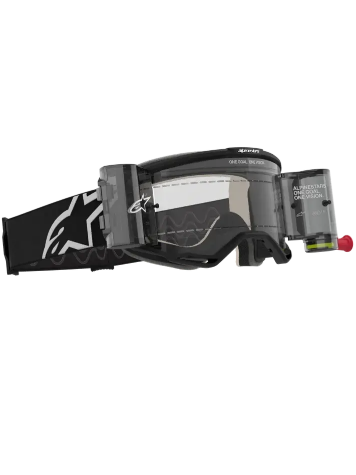 Alpinestars Vision 5 Roll Off Goggles Black - Clear Roll Off 1