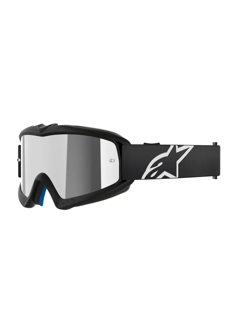 Alpinestars Vision Youth Corps Goggles Black - Silver Mirror Lens 1
