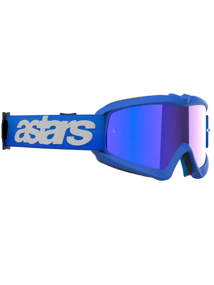 Alpinestars Vision Youth Blaze Goggles Blue - Blue Mirror Lens 1