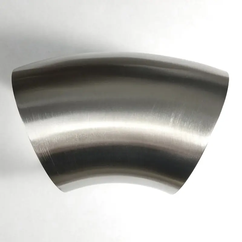 Stainless Bros 3In Diameter 1.5D / 4.5In Clr 45 Degree Bend No Leg Mandrel Bend 1