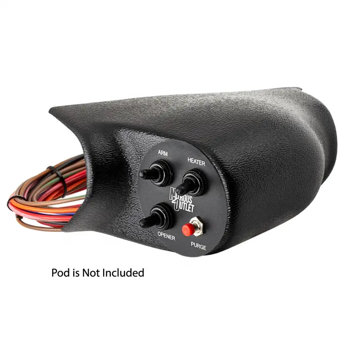 Universal 52Mm Gauge Pod Switch Panel W/ Wiring 1