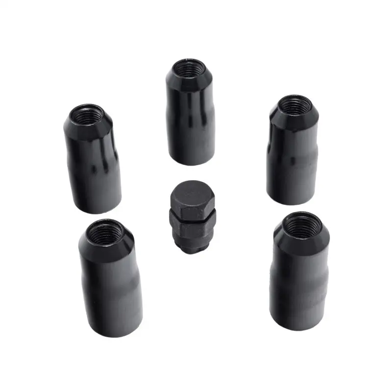 Rugged Ridge 18-20 Jeep Wrangler Jl/Jlu Black M14-1.5 Wheel Lock Nut Set W/Key 1