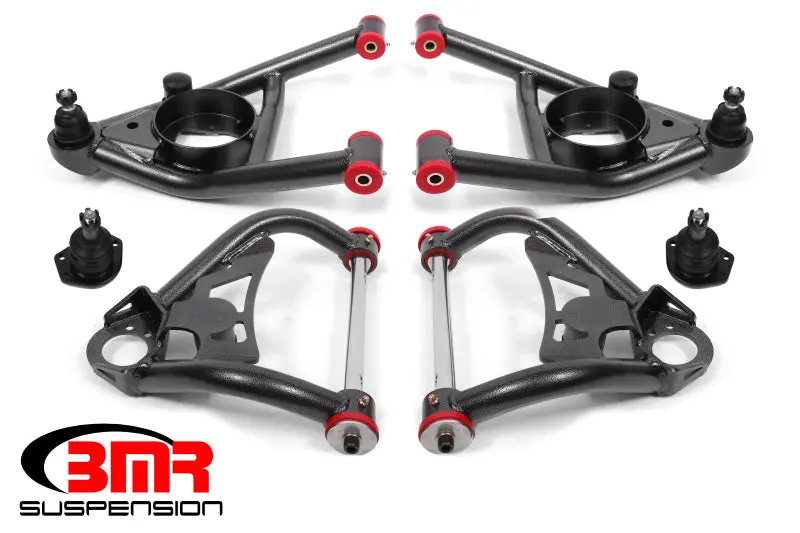 Bmr 64-72 A-Body Upper And Lower A-Arm Kit - Black Hammertone 1
