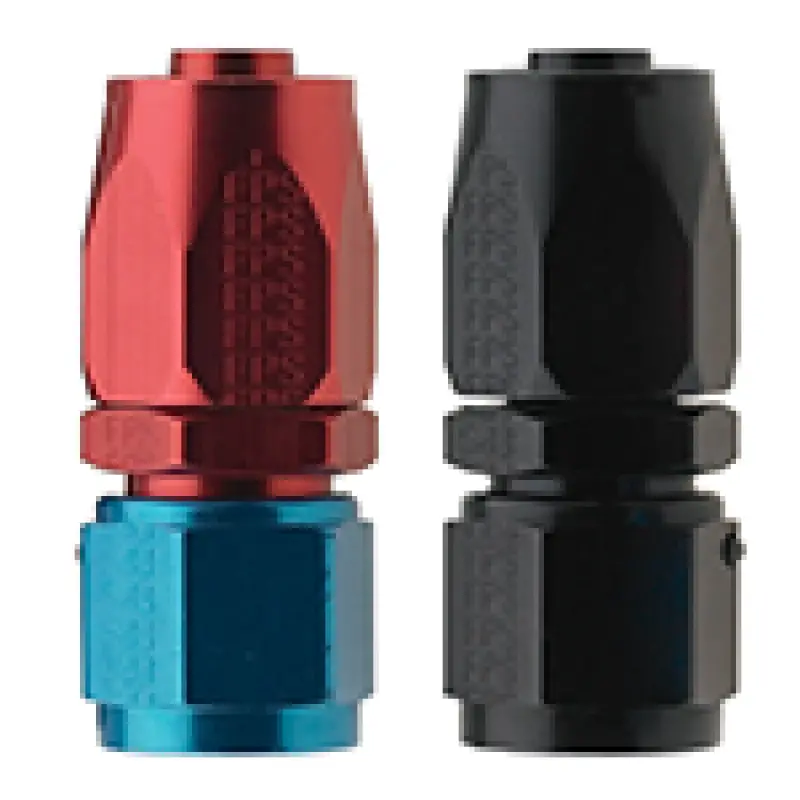 Fragola -8An Straight Pro-Flow Hose End - Black 1