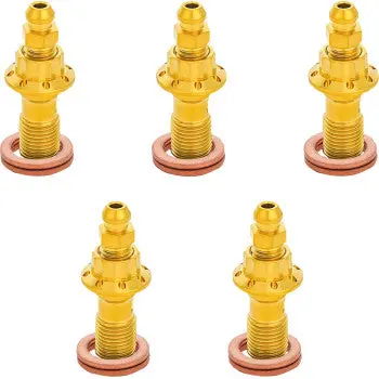 Arlen Ness Bolt Banjo Bleeder 5-Pk 12-Pt 10Mm Fr Caliper Gold Touring 300-868 1