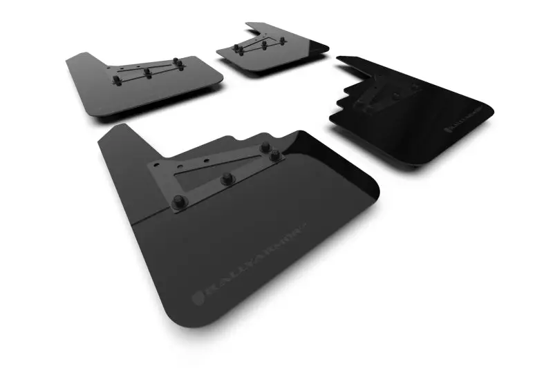 Rally Armor 21-25 Ford F-150 (Excl. Raptor) Black Ur Mud Flap W/Metallic Black Logo 1