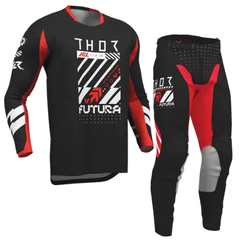 2026 Thor Launchmode Futura Kit Combo Black Red 1