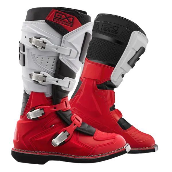 Gaerne Gx1 Red White Motocross Boots 1