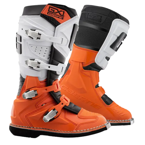 Gaerne Gx1 Orange White Motocross Boots 1