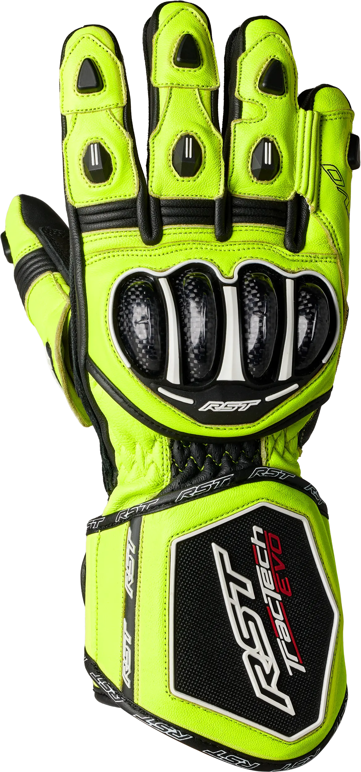 Rst Tractech Evo 4 Ce Glove Neon Yellow/Black/Black Lg 102666N.Yel-10 1