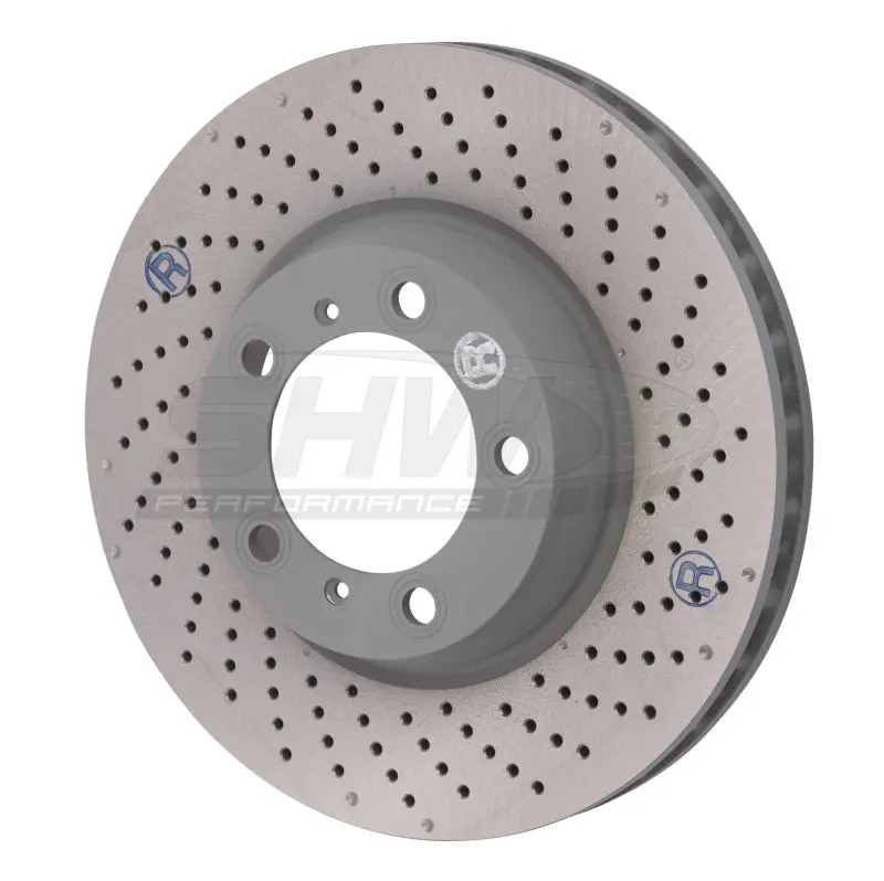 Shw 2012 Porsche 911 Carrera 4Gts 3.8L W/O Ceramics Right Frt Drill-Dimp Mb Brake Rotor(99635141004) 1