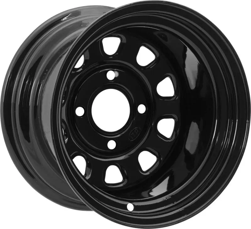 Itp Delta Steel 12X7 / 4/137 Bp / 4+3 Offset Black Wheel 1