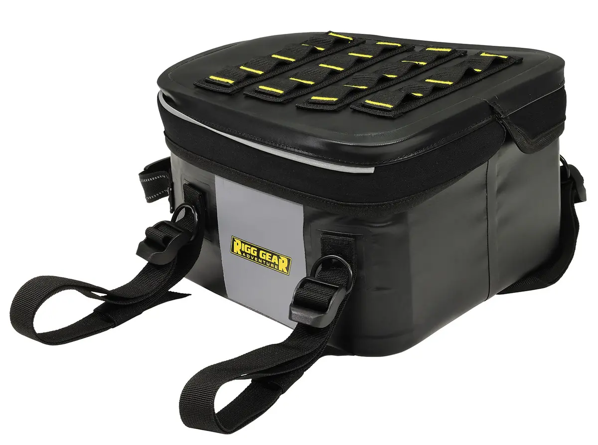 Nelson-Rigg Hurricane Tail Bag 12L Blk/Gry Dual Sport Waterproof 270-3102 1
