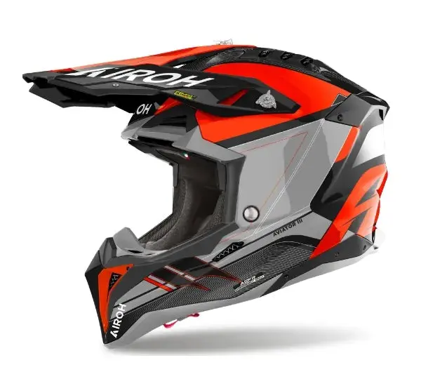 Airoh Aviator 3 Saber Orange Gloss 1