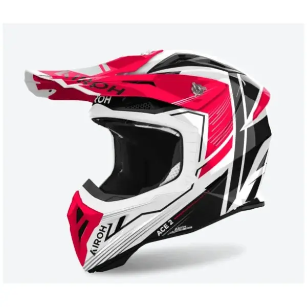 Airoh Aviator Ace 2 Engine Red Gloss Helmet 1
