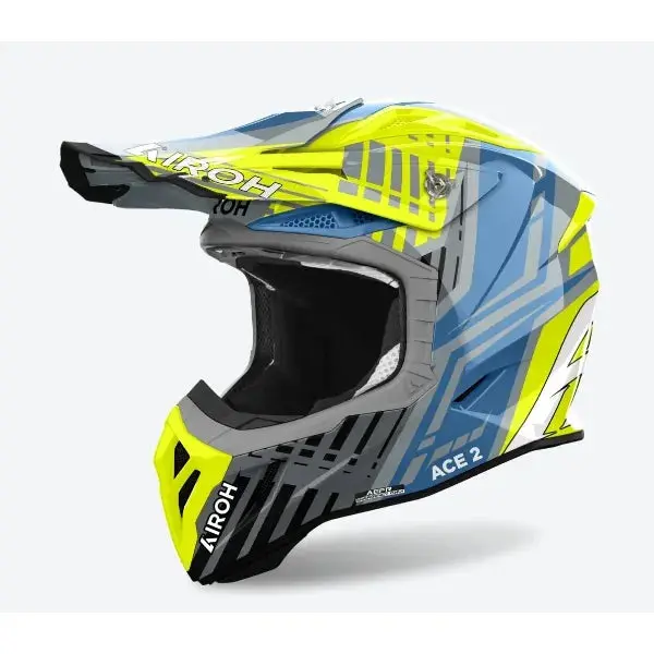 Airoh Aviator Ace 2 Proud Yellow Gloss Helmet 1