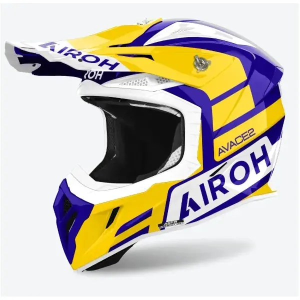 Airoh Aviator Ace 2 Sake Yellow Gloss Helmet 1