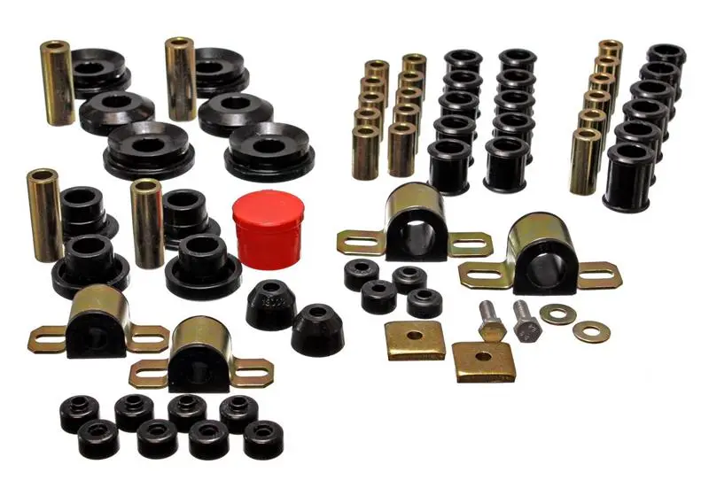 Energy Suspension 95-98 Nissan 240Sx (S14) Black Hyper-Flex Master Bushing Set 1