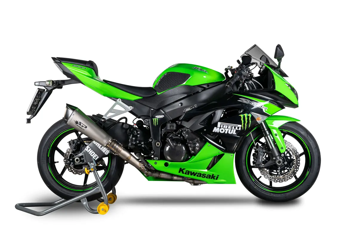 Spark Full Titanium Exhaust Zx6r Kawasaki Zx-6R 636 Konix Evo Gka8832 1