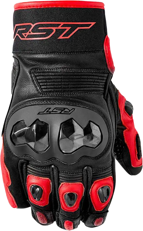 Rst Freestyle 3 D3o Glove Black/Red Leather Sm 103668Red-08 1