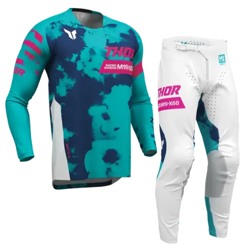 2026 Thor Launchmode Bleach Kit Combo White Aqua 1
