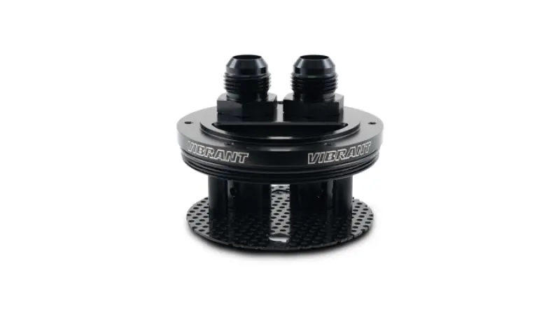 Vibrant 2-Port Catch Can Lid Assembly 1
