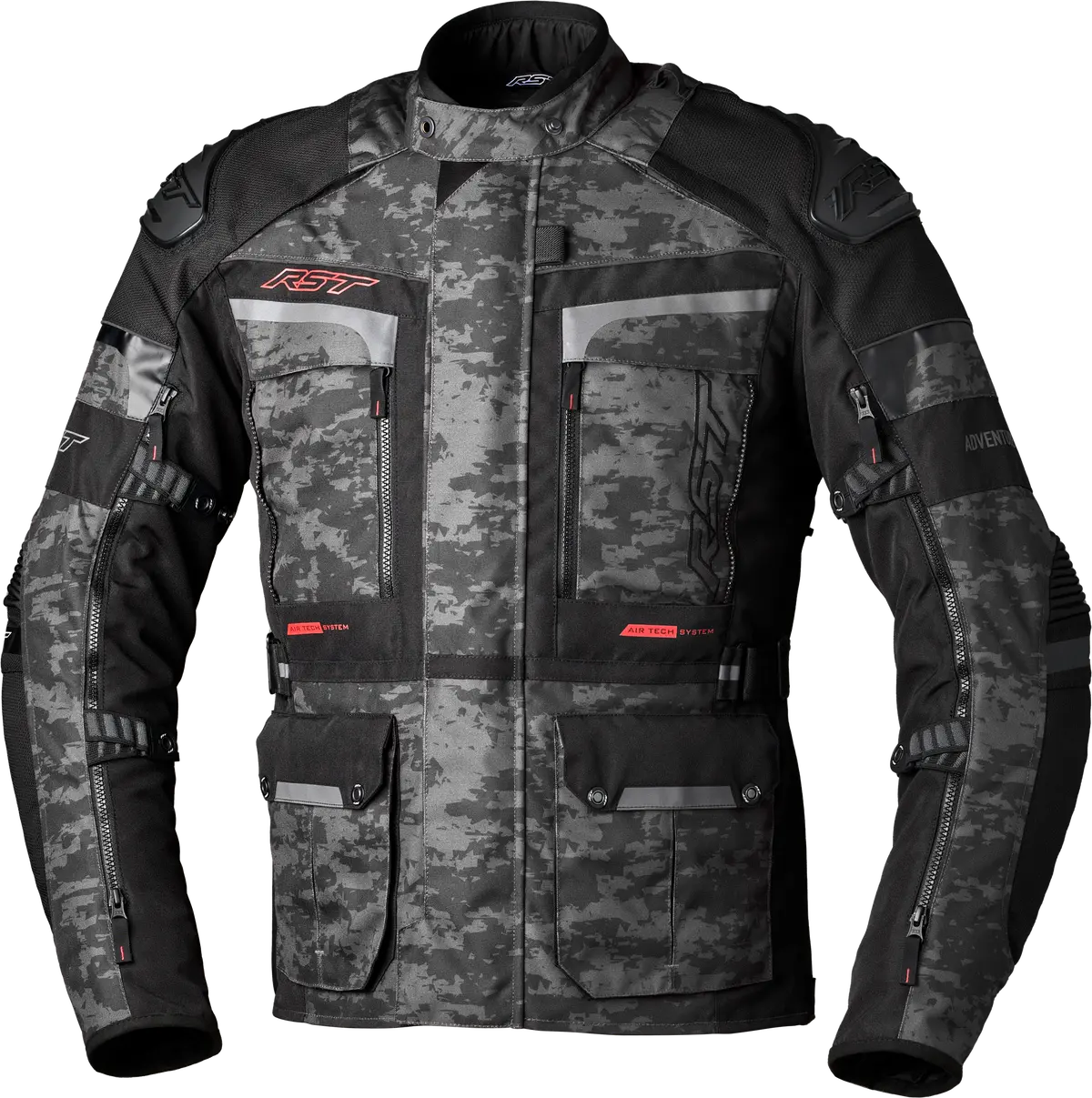 Rst Pro Series Adventure-X Ce Jacket Grey Camo Textile Xl 102409G.Cam-46 1