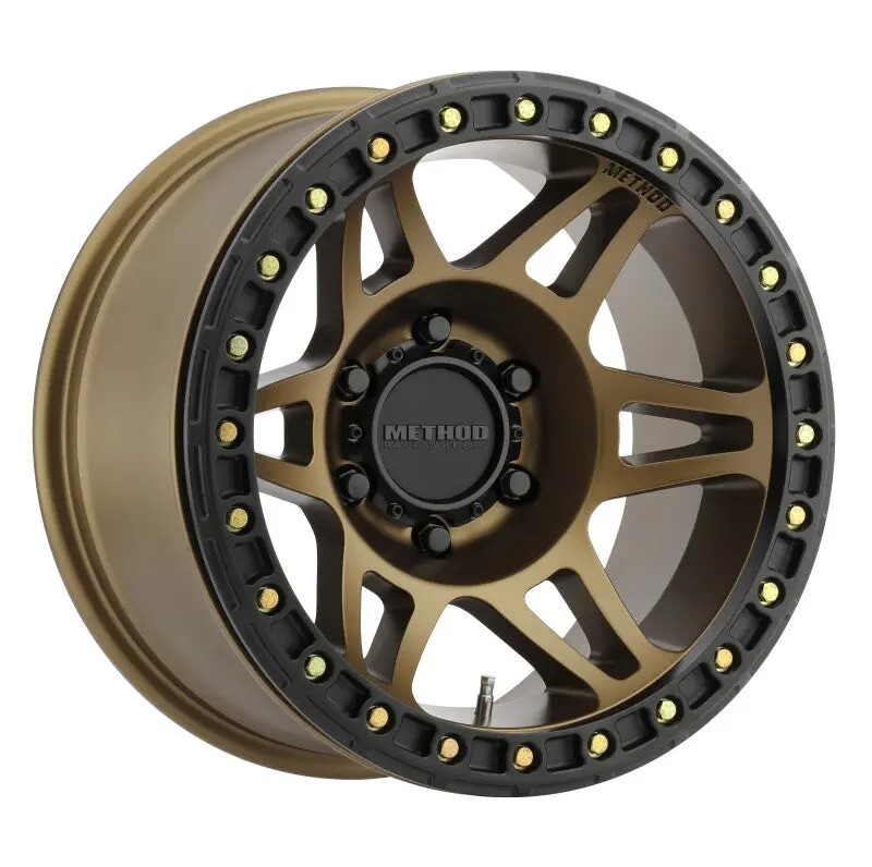 Method Mr106 Beadlock 17X9 -44Mm Offset 5X5 71.5Mm Cb Method Bronze W/Bh-H24125 Wheel 1