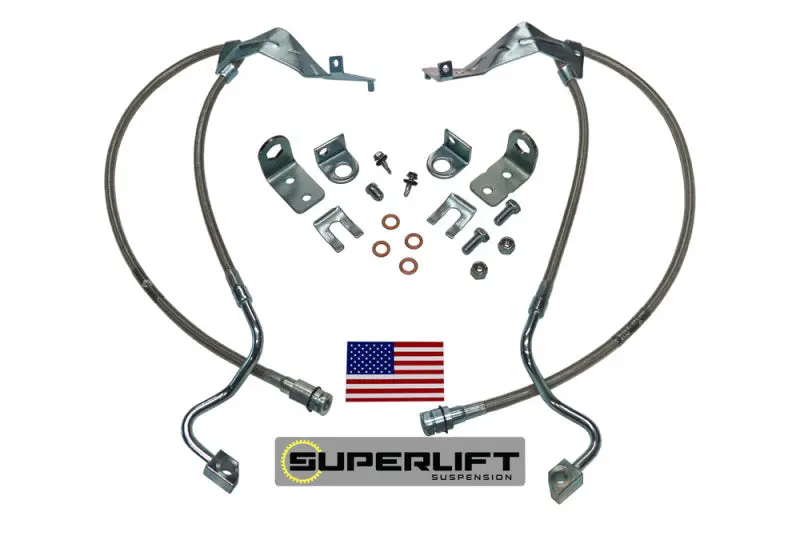 Superlift 05-07 Ford F-250/F-350 W/ 4-8In Lift Kit (Pair) Bullet Proof Brake Hoses 1