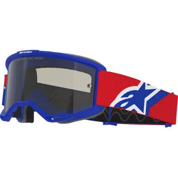 Alpinestars Goggles Goggle Vision 5 Corp Bl/Rd/Wht/Dk Smoke 5100826-7295 1