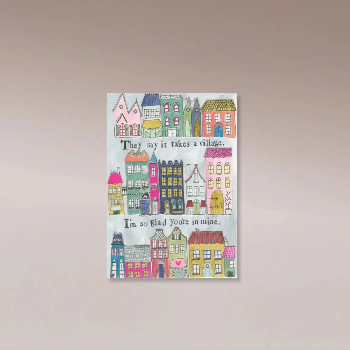 Card - Takes A Village 1