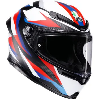 Agv Helmet K6 S Timewarp Matte Black/Red/Blue Lg 2118395016-028-L 1
