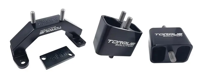 Torque Solution Solid Billet Aluminum Engine & Transmission Mounts 02-14 Subaru Wrx / 04-17 Sti 1