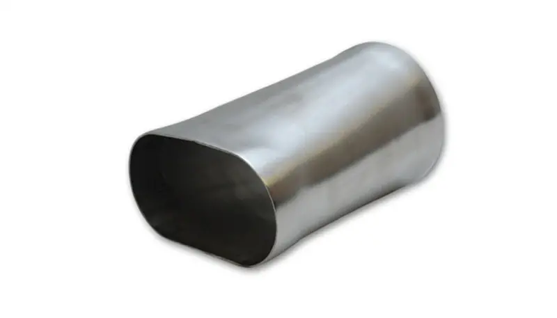 Vibrant 3.5In Oval (Nominal) X 3.5In Round Transition Adapter T304 Ss 6In Long 2