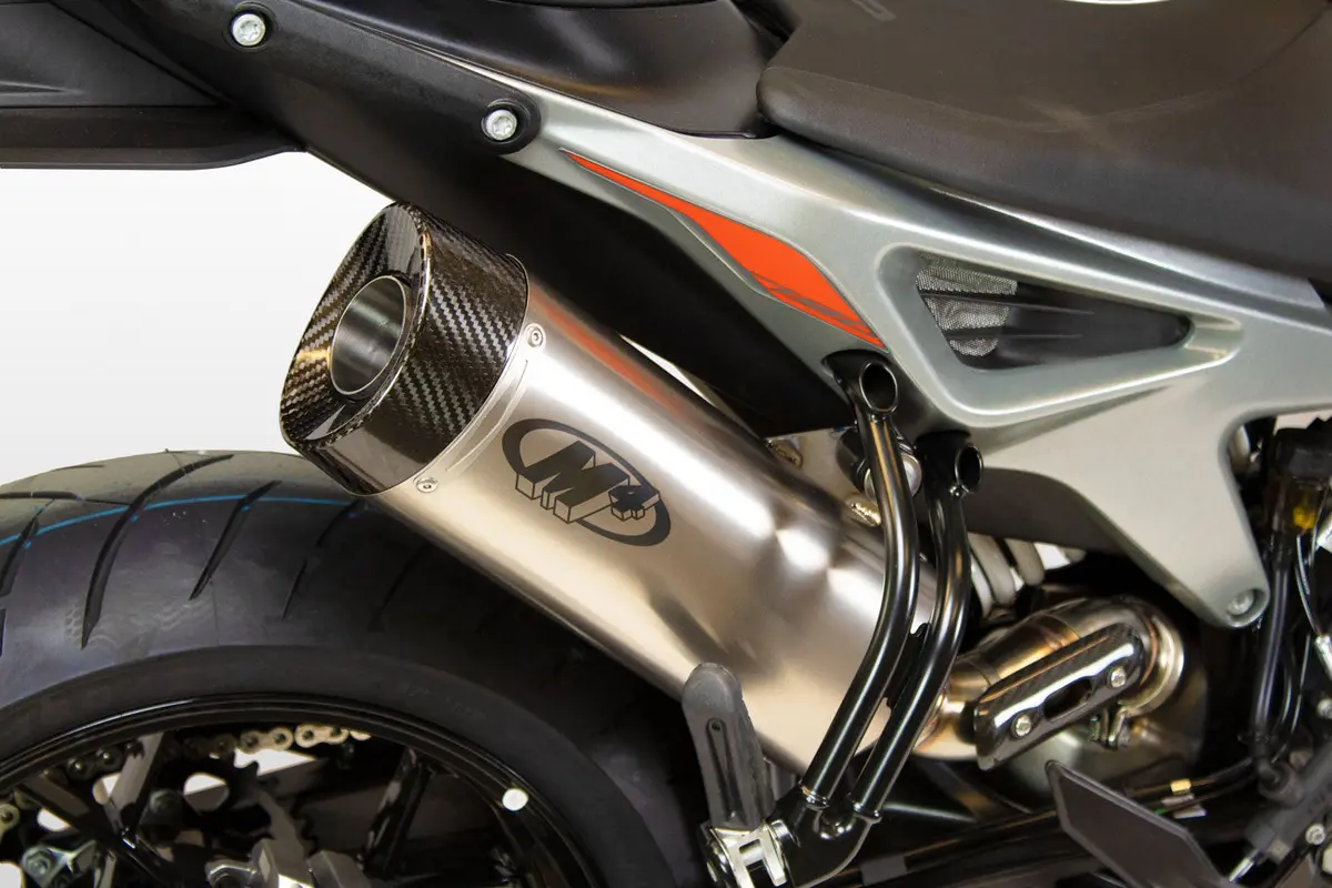 M4 Exhaust Stainless Steel Slip-On With Titanium Canister. 2018 - 2022 790 Duke Kt1016 1