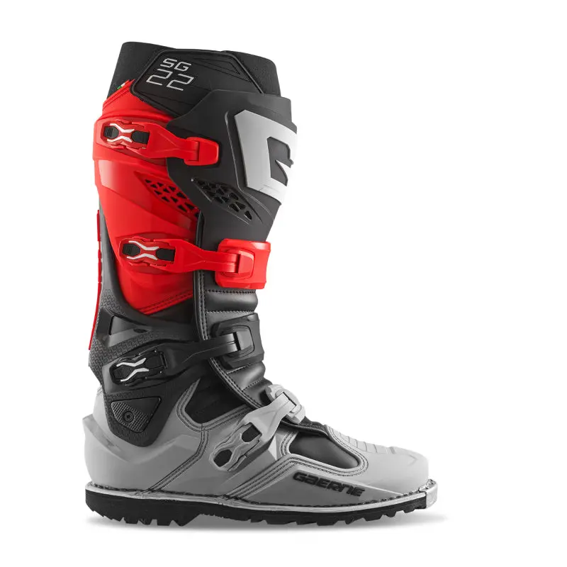 Gaerne Sg22 Limited Edition Gore-Tex Enduro Boot Red/Black/Grey Le Size - 10 1