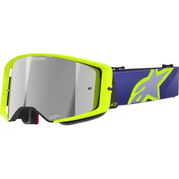Alpinestars Goggles Goggle Supertech Corp Purple/Yl Mirror-Sil 5100326-3156 1