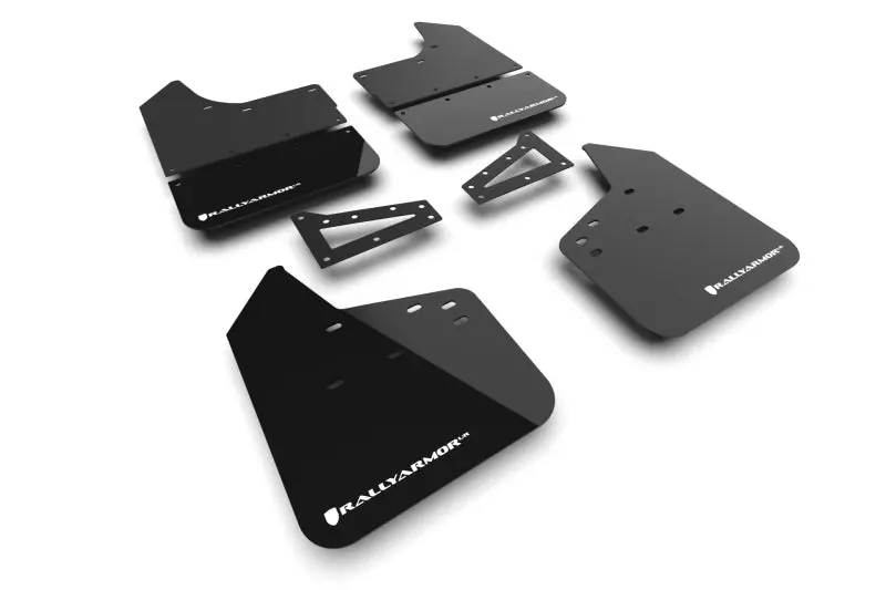 Rally Armor 23-26 Chevy Colorado Zr2 &Amp; Z71 Black Mud Flap - White Logo 1