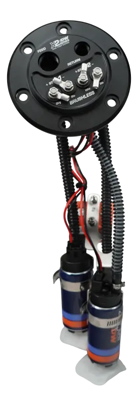 Deatschwerks X2 Pump Hanger W/ Dual Dw420 For 92-00 Honda Civic 1