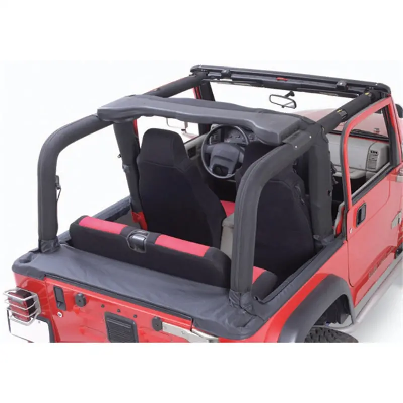Rugged Ridge Full Roll Bar Cover Kit 92-95 Jeep Wrangler Yj 1