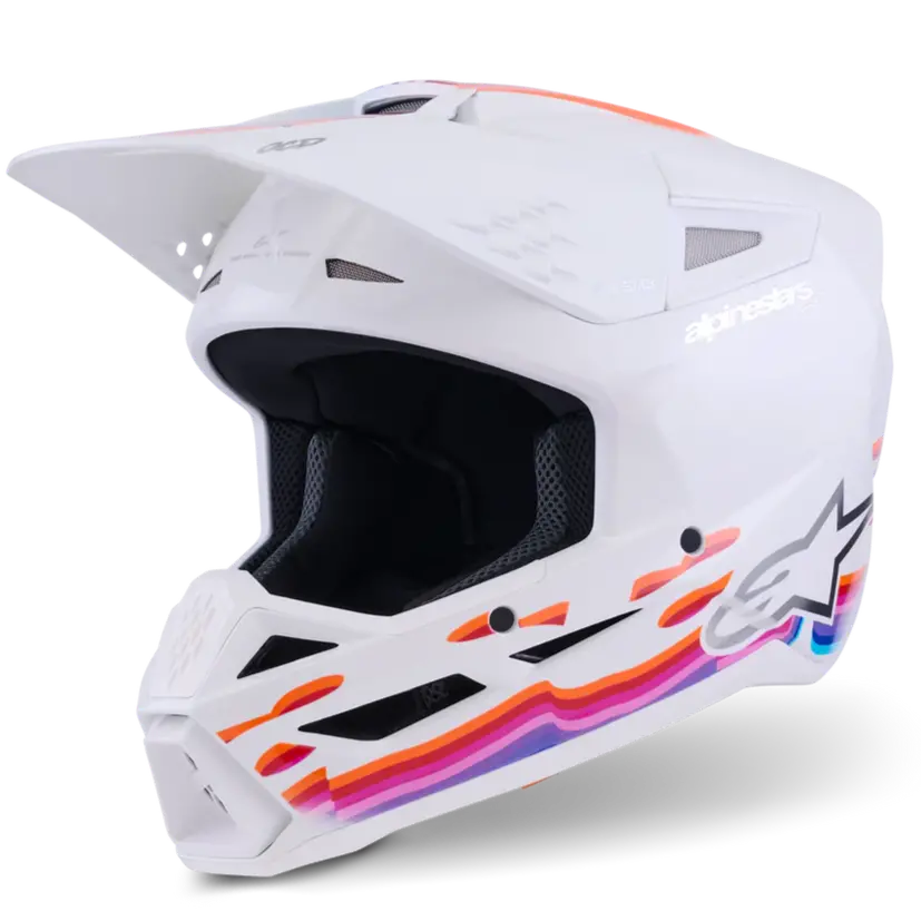 Alpinestars Helmet Sm3 Force Helmet White Gloss 1