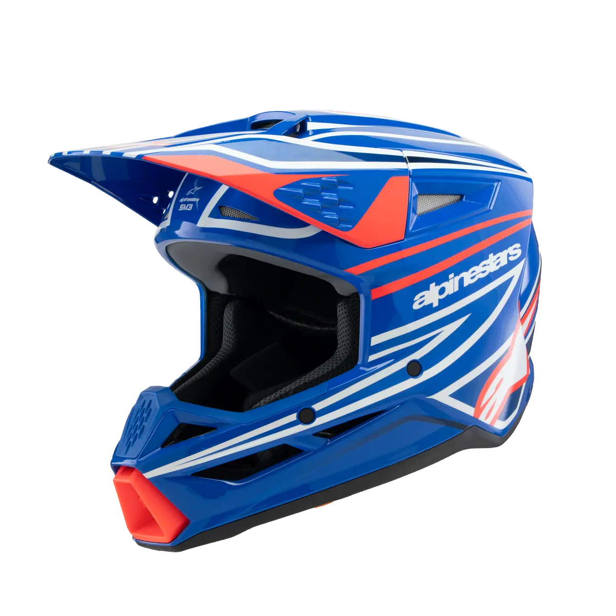 Alpinestars Youth Helmet Sm3 Wurx Blue Red White 1